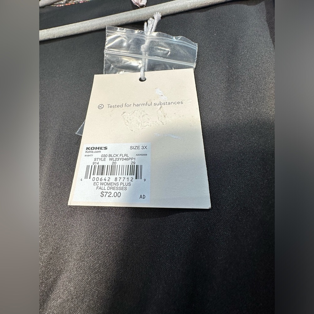 NWT LC Lauren Conrad Faux-wrap Maxi Dress Size 3X - Picture 5 of 6